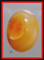หัวแหวนหินคาเนเลี่ยนสีส้ม(3544)